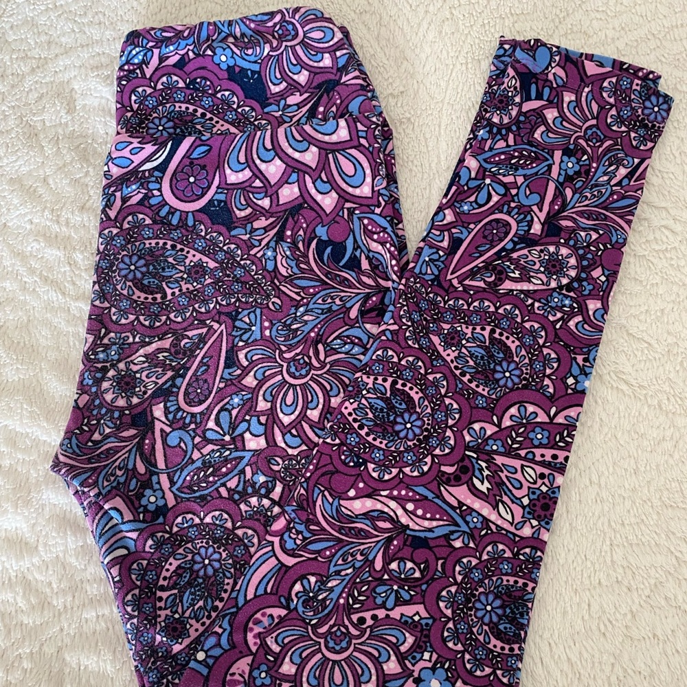 Lularoe OS leggings EUC